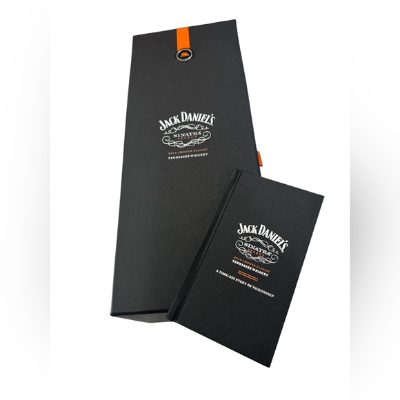 Jack Daniels Other - JACK DANIEL'S black box and notebook with orange details